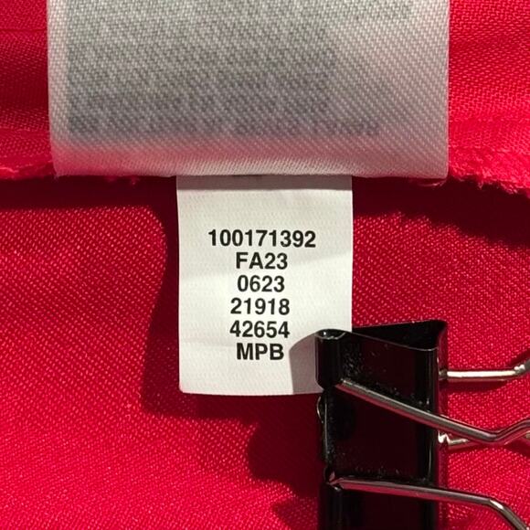 NEW INC Dress Pants Wide Leg High Rise Y2K Palazzo Retro Boho Dressy Bold Red XL - Picture 5 of 9